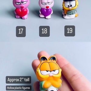 Garfield, lot de 18 figurines vintage, 1978 | Kaufen auf