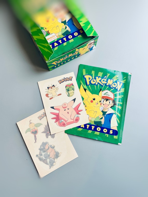 90年代ポケモン マーリン タトゥーシール、オリジナルヴィンテージ