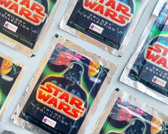 J* ヴィンテージ 1997年 スターウォーズ ワイドビジョン 映画カード