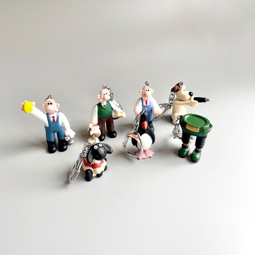 Wallace & Gromit Keychains, CHOOSE YOUR OWN, Wallace and Gromit