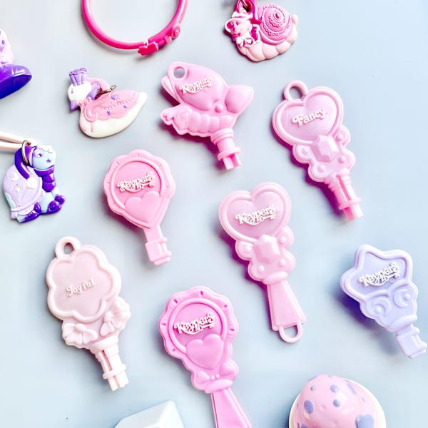 Tonka Keyper Acessories, CHOOSE YOUR OWN, Spare Finder Keypers, Keyper Bürsten, Keyper Schlüssel, Ersatzteile Reparaturen 80er Jahre Keypers Schlüsselanhänger Charms