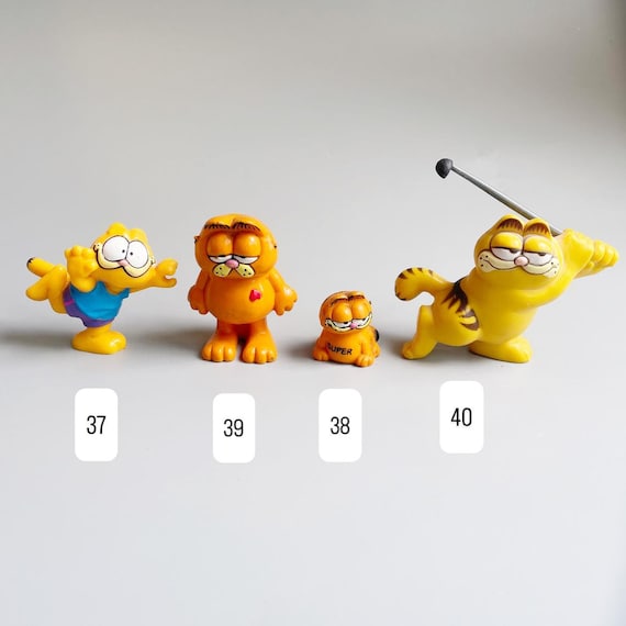 ガーフィールド　フィギュア 6体セット　Garfield　レトロ　ヴィンテージ ヴィンテージ ガーフィールド フィギュア、自分だけの
