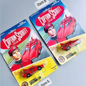 Captain Scarlett on Original Blister | Captain Blue's