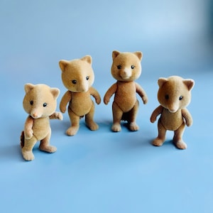 Sylvanian Families Slydale Fox, CHOOSE YOUR OWN! Vintage Sylvanian Slydale Foxes, Brown Red Fox 90&#39;s Sylvanians