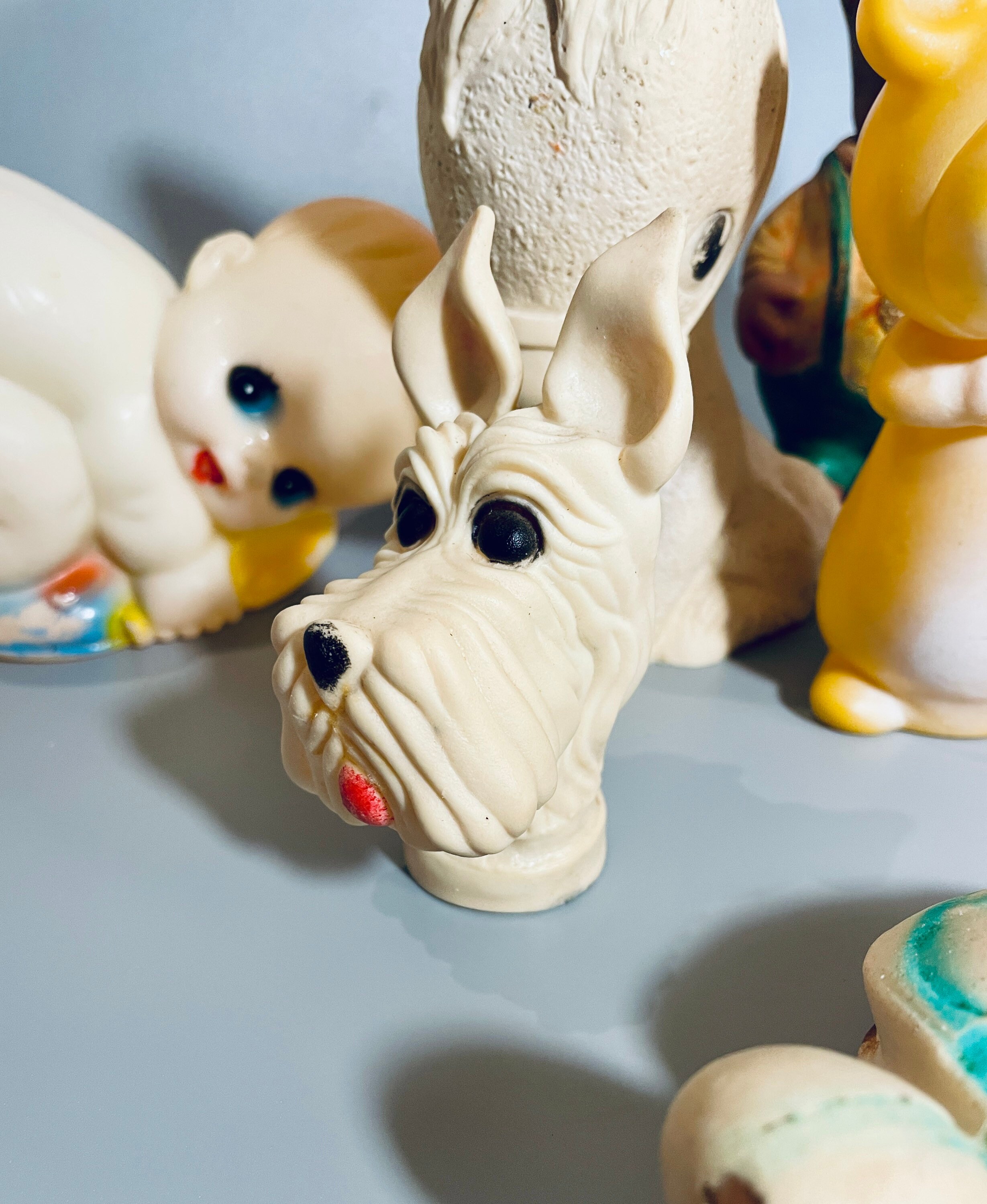 Vintage Squeak Toys Low Grade Cute Cheap Old Squeaky Toys Etsy