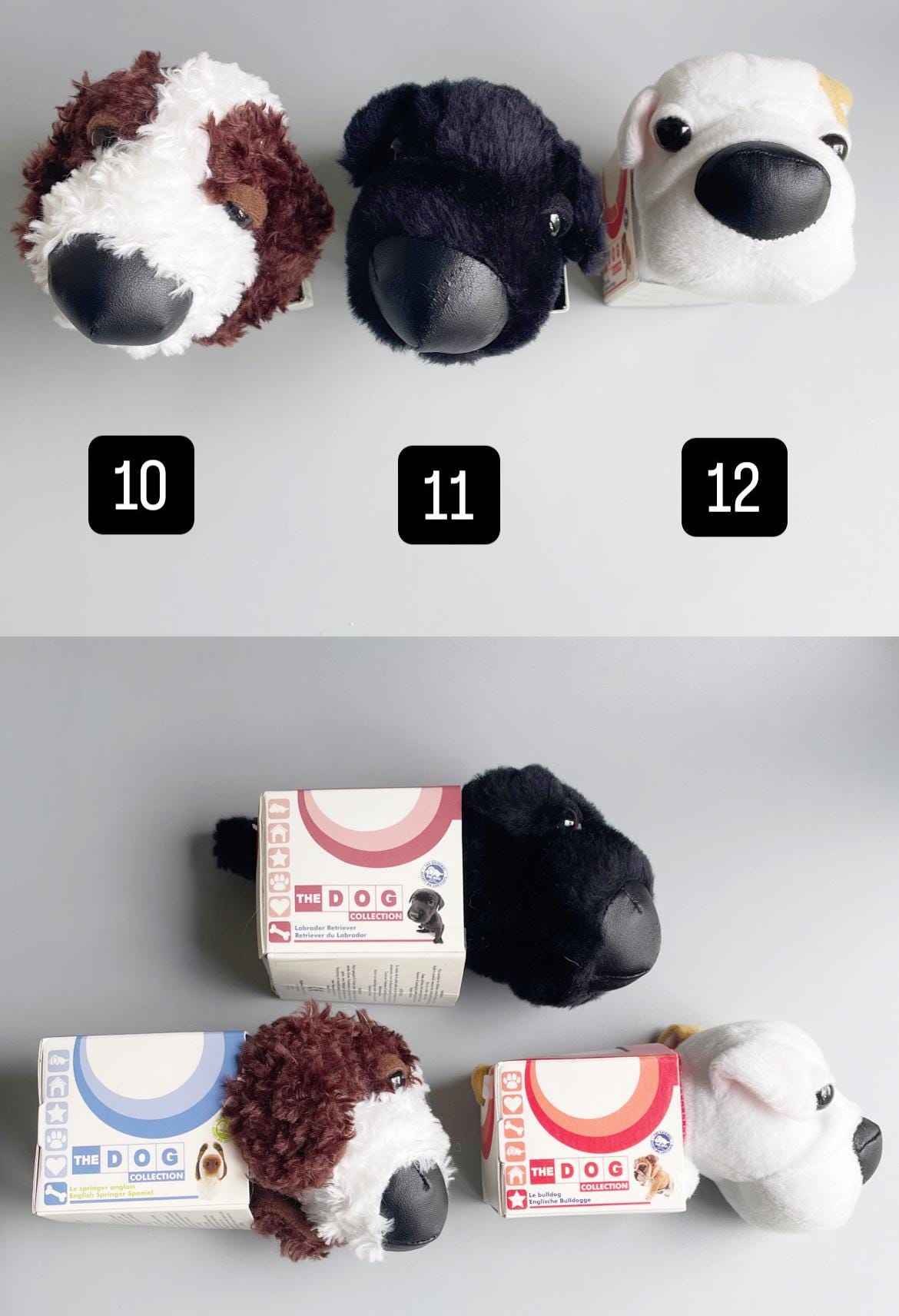 犬のアートリストコレクションのぬいぐるみ犬（箱入り）、自分で選ぼう