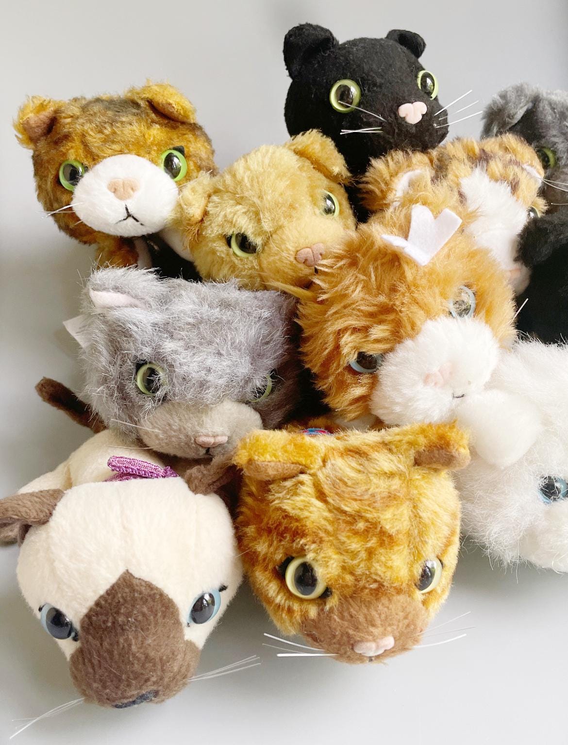 The Cat Plush, the Cat Plushies Artlist Collection Mini Cats Big Nose ...