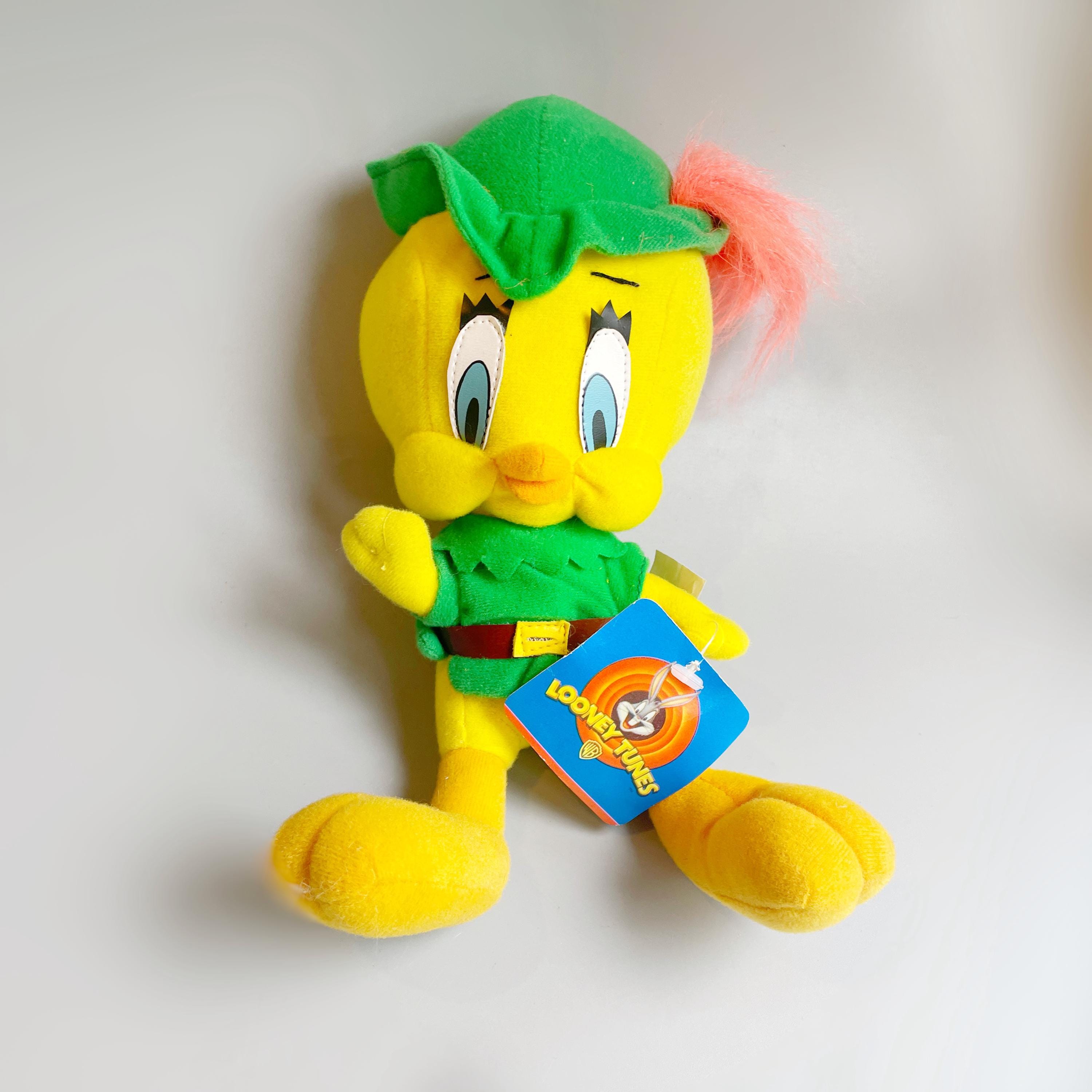 Écharpe Enfant Tweety Warner Bros – Tricotée Framboise, Brodée De Fleurs – Unisexe 122 Cm