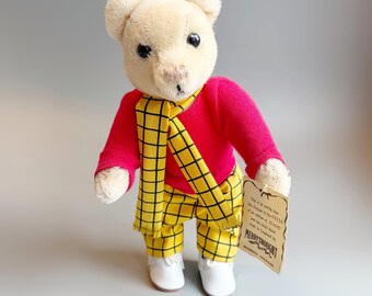 Merrythought Rupert Bear, Limited Edition Rupert Bear in