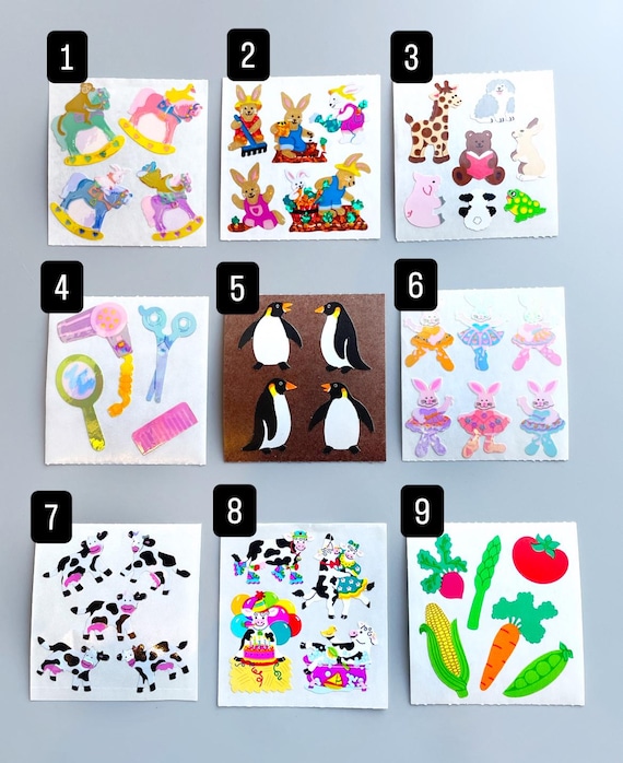Vintage Sandylion Stickers, CHOOSE YOUR OWN, 90's 2000's