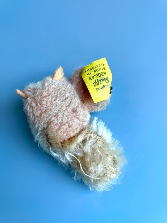 STEIFF POM POM Wool Squirrel, Mini Pom Pom Squirrel Cute