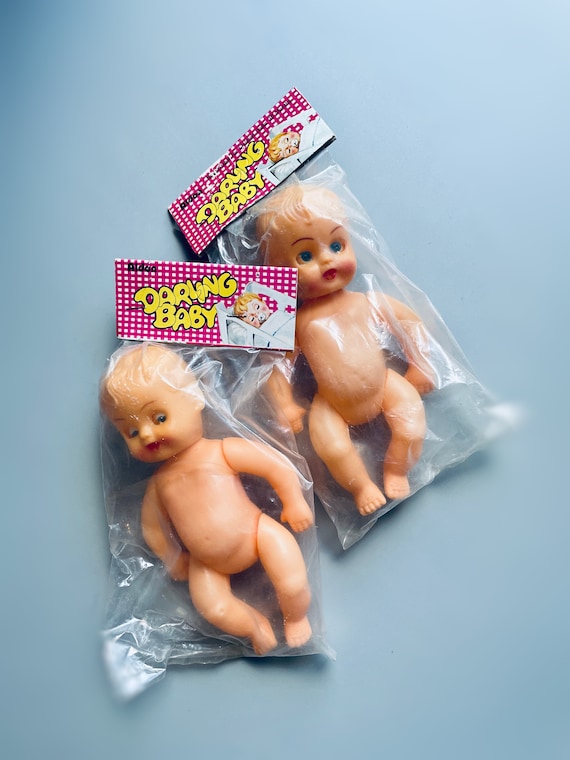 Buy Vintage Plastic Doll in Packaging Blinking Doll Made in Hong