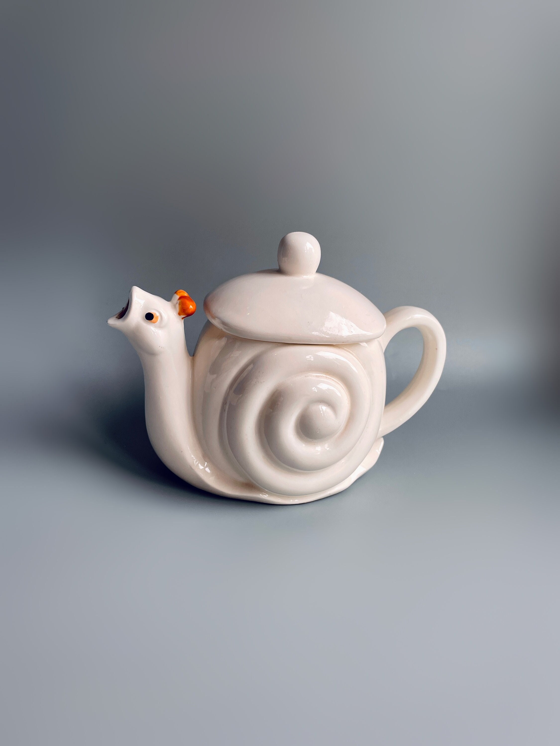 安心のインターネット *old pottery animal ❀ふんわりしっぽ グレーの