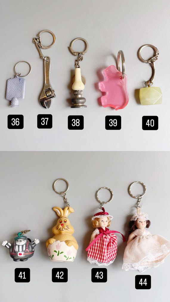 90's Keychains- CHOOSE YOUR OWN- Nostalgic Keyrings, Novelty Food