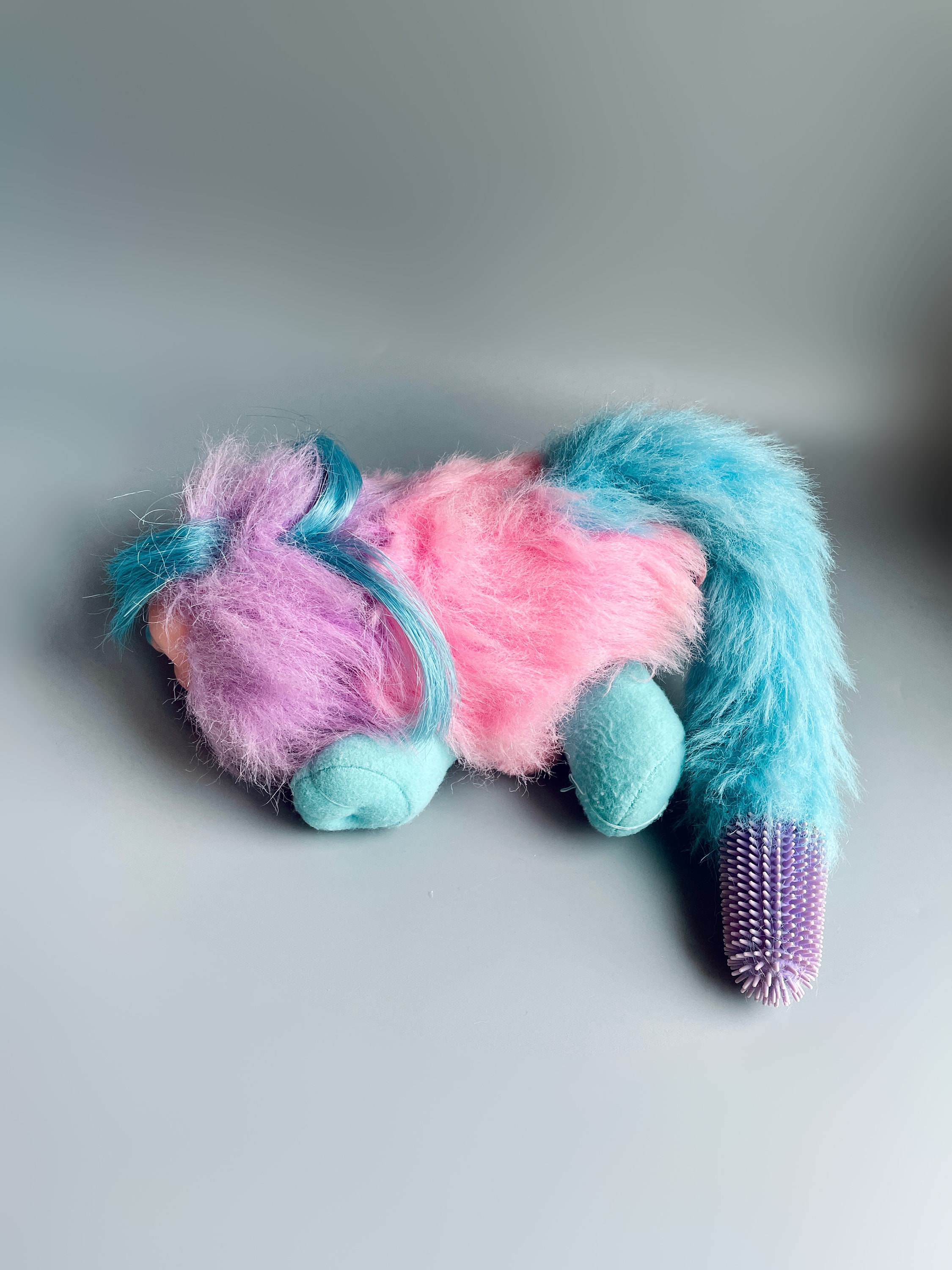 Li'l Brush-a-loves Bubble Berry, Rare 80's Amtoy Brush A Loves