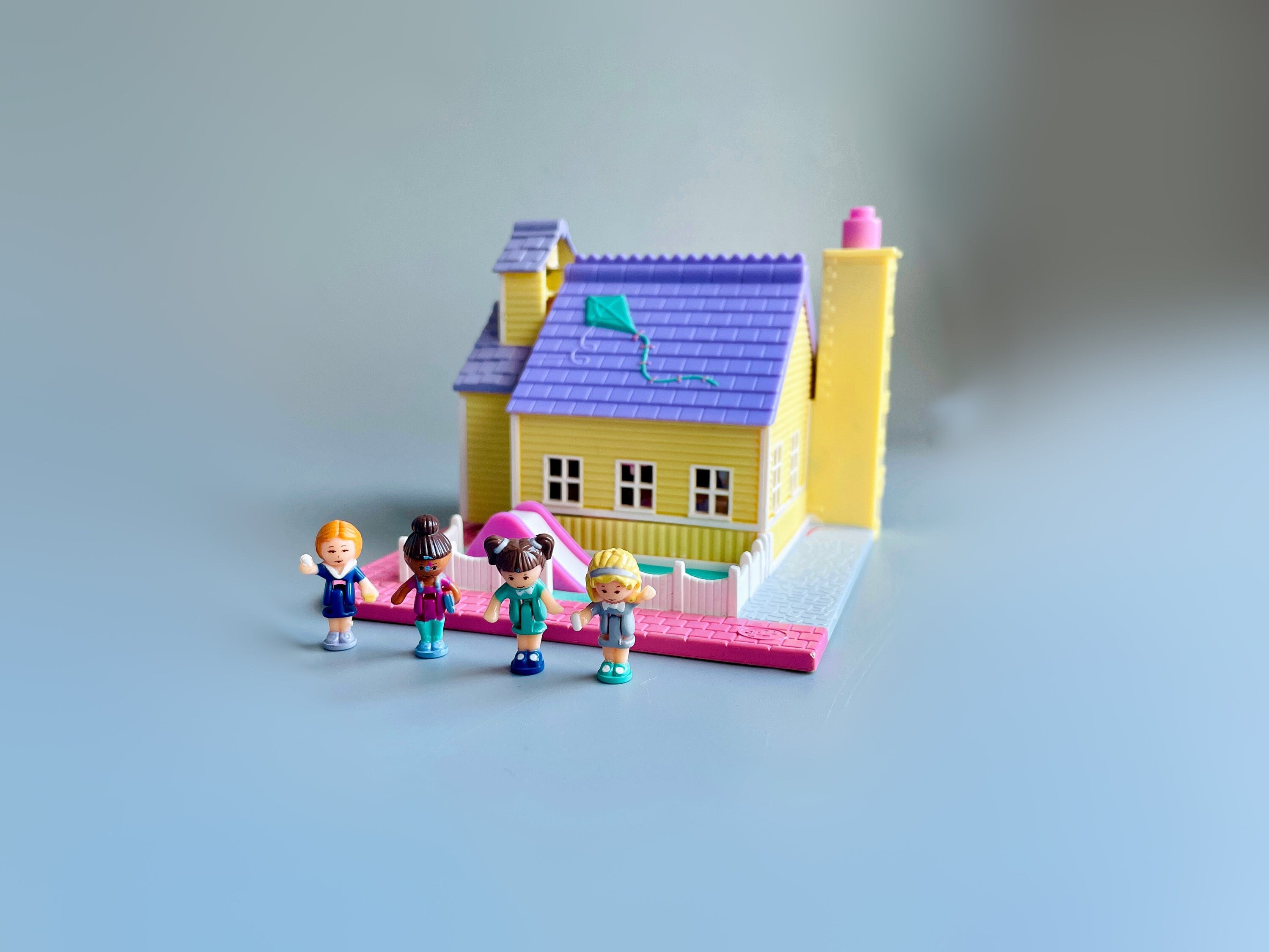Polly Pocket - L'école Lumineuse (Light-Up Schoolhouse) De 1993 - Vintage Bluebird