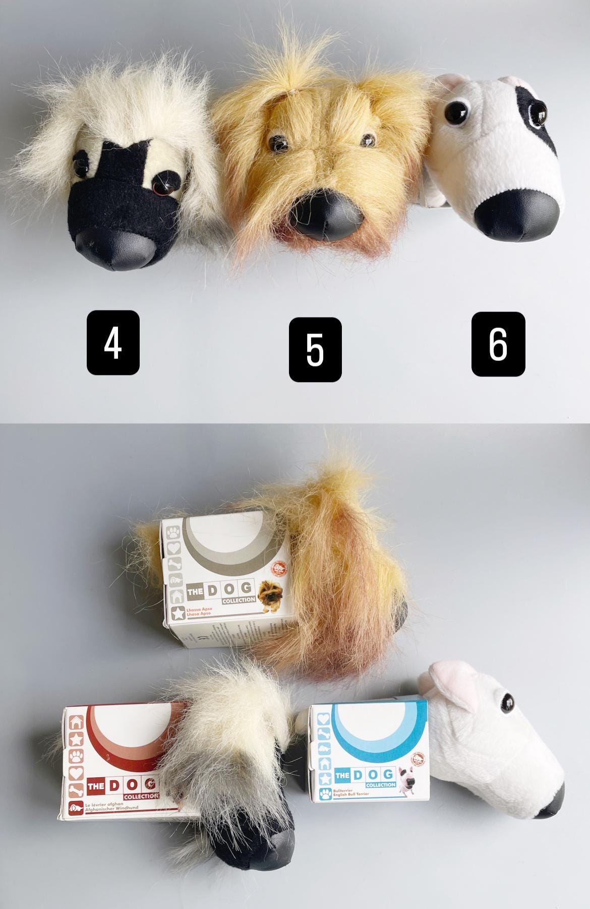 The Dog Artlist Collection Plush Dogs in Boxes, CHOOSE YOUR OWN
