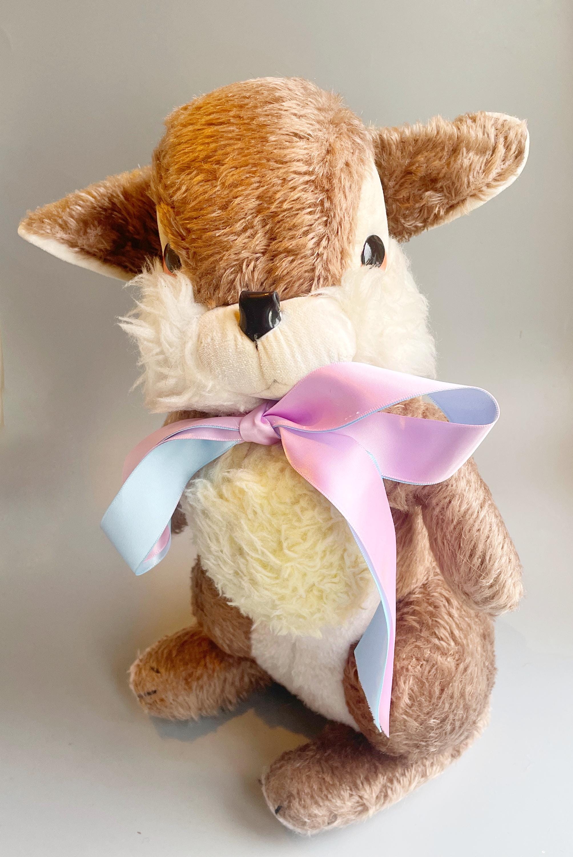 Merrythought Rabbit Merrythought Thumper Plush, 1950'S 60'S Mohair Rabbit Bambi Plush ...