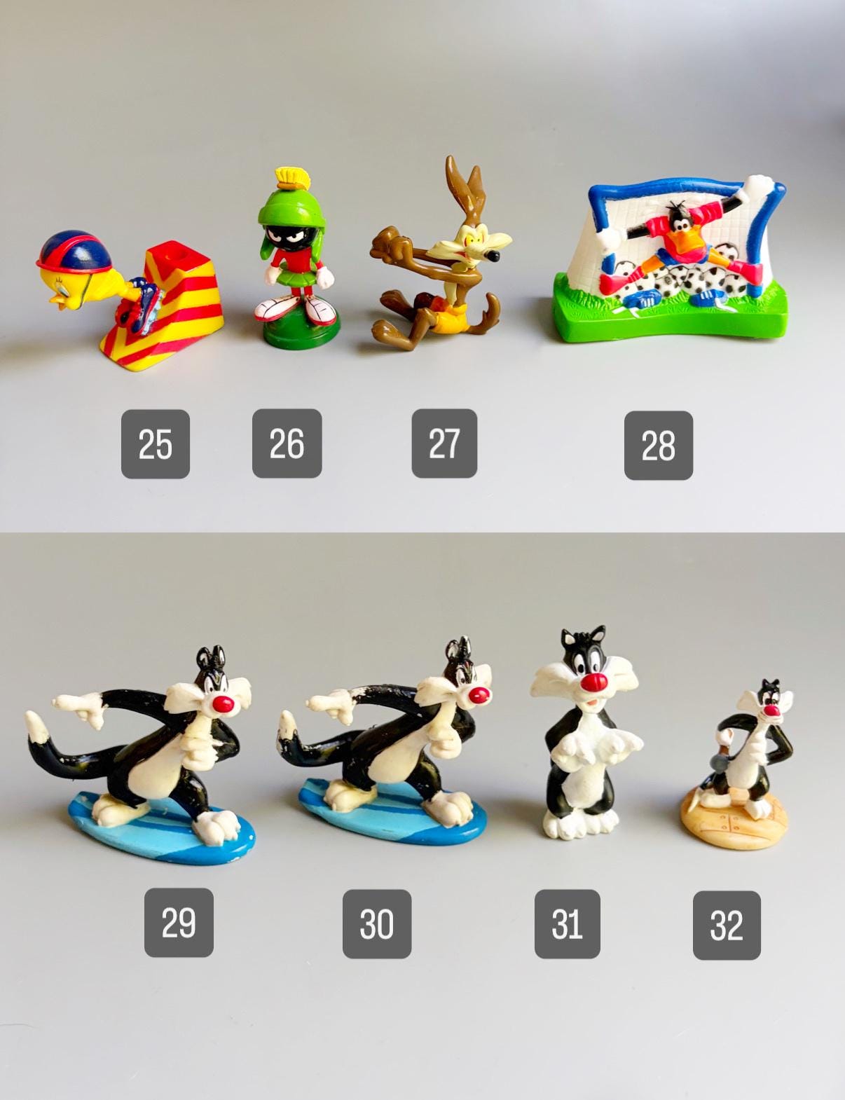 Looney Toons Mini Figures, 90's Vintage Looney Toons CHOOSE YOUR