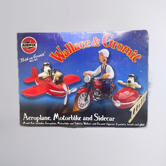 Wallace & Gromit Airfix Kit SEALED, Aeroplane, Motorbike