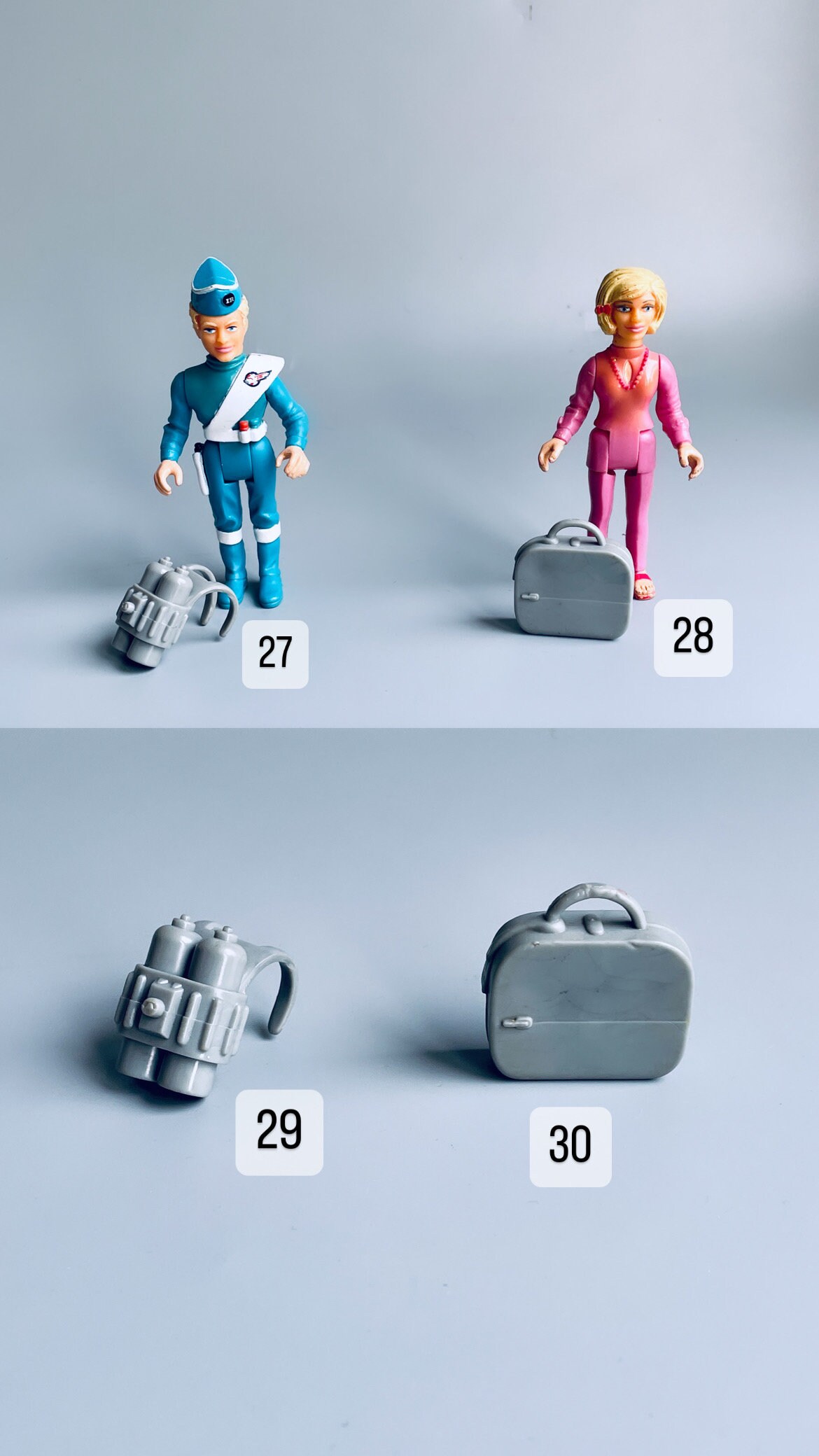 サンダーバード マッチボックス 1992 フィギュア、自分で選んで