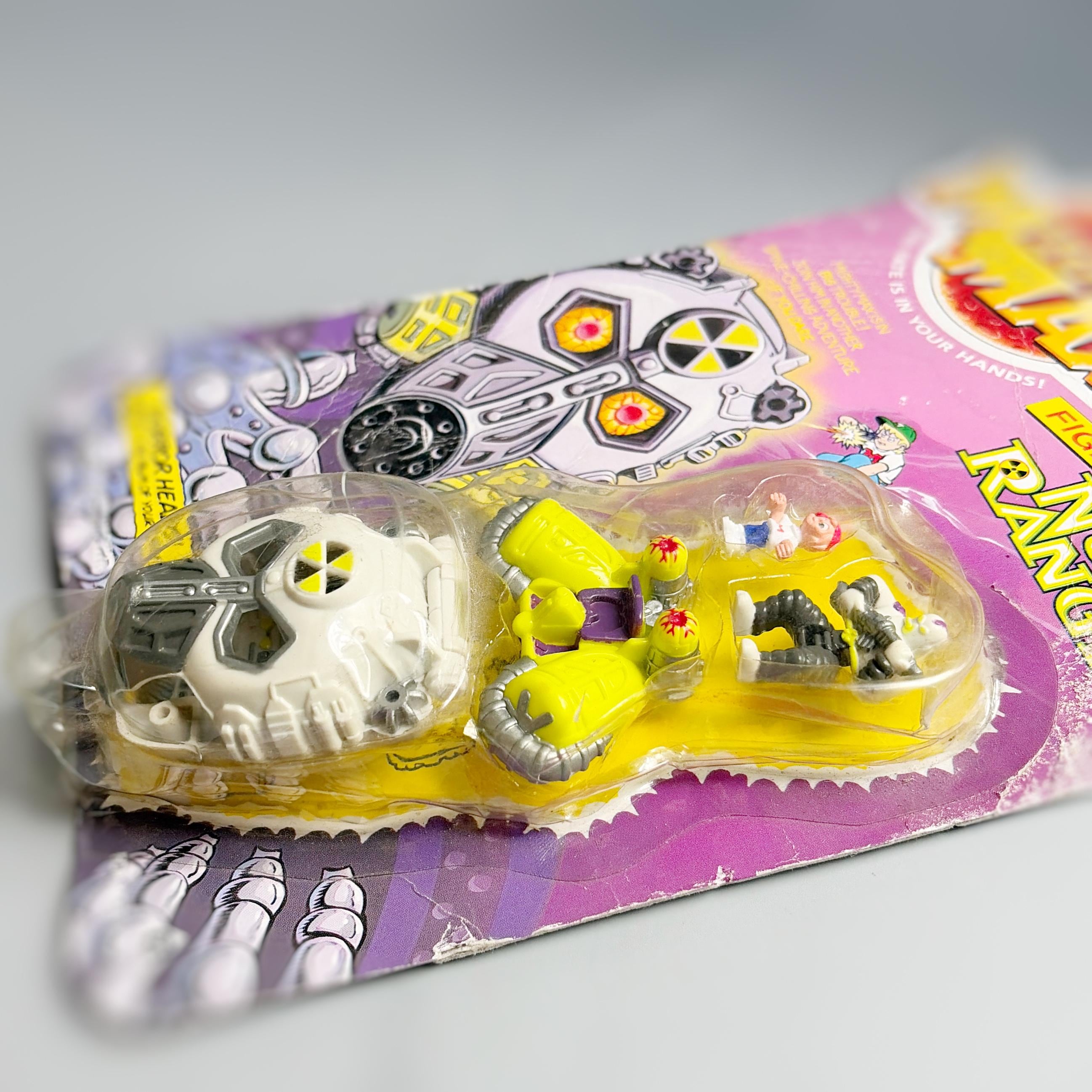 Mighty Max Nuke Ranger Mounted on Card, Mighty Max Horror Heads