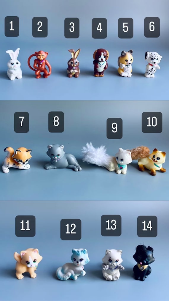 90年代のリトルペットショップのフィギュア、自分だけのオリジナル