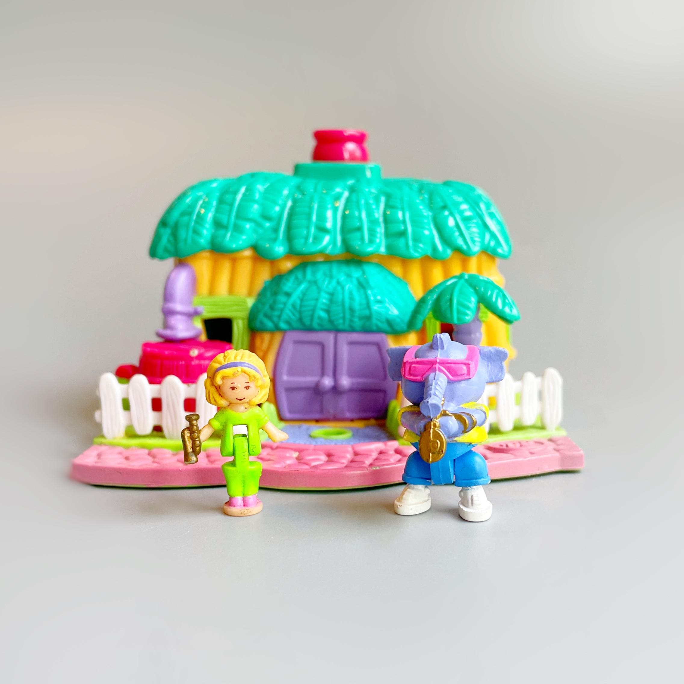 POLLY POCKET BLUEBIRD Animal wonderland Light Up Horse House EUR 30,00 - DE