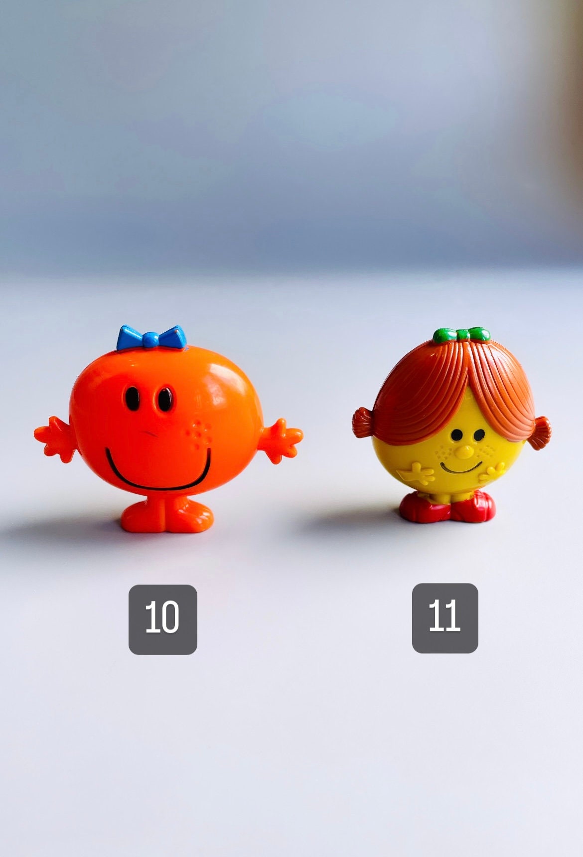 ミスターメンのフィギュア、90年代のレトロなミスターメンのフィギュア