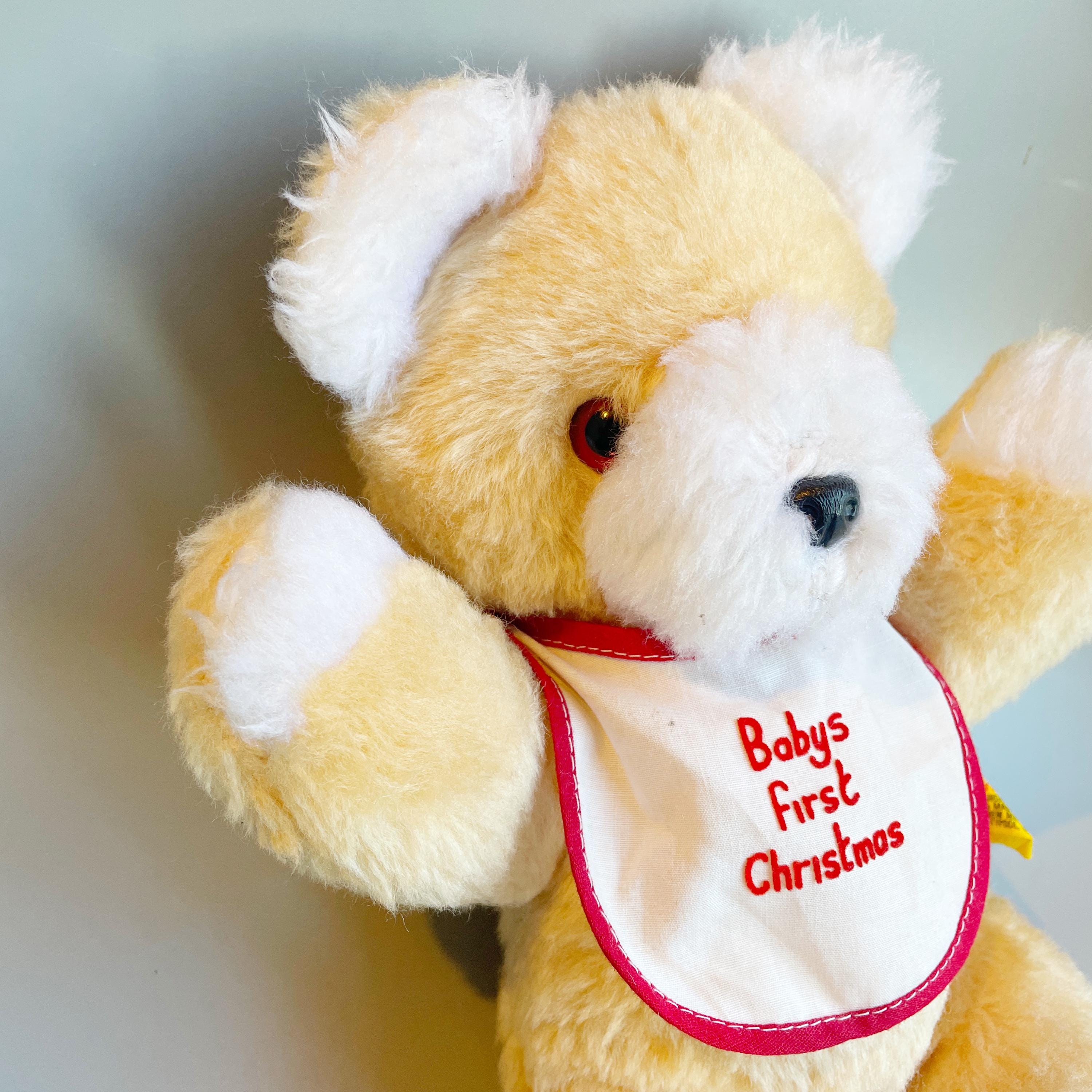 Dean's Gwentoy Teddy Bear Plush, 1970'S Baby's First Christmas
