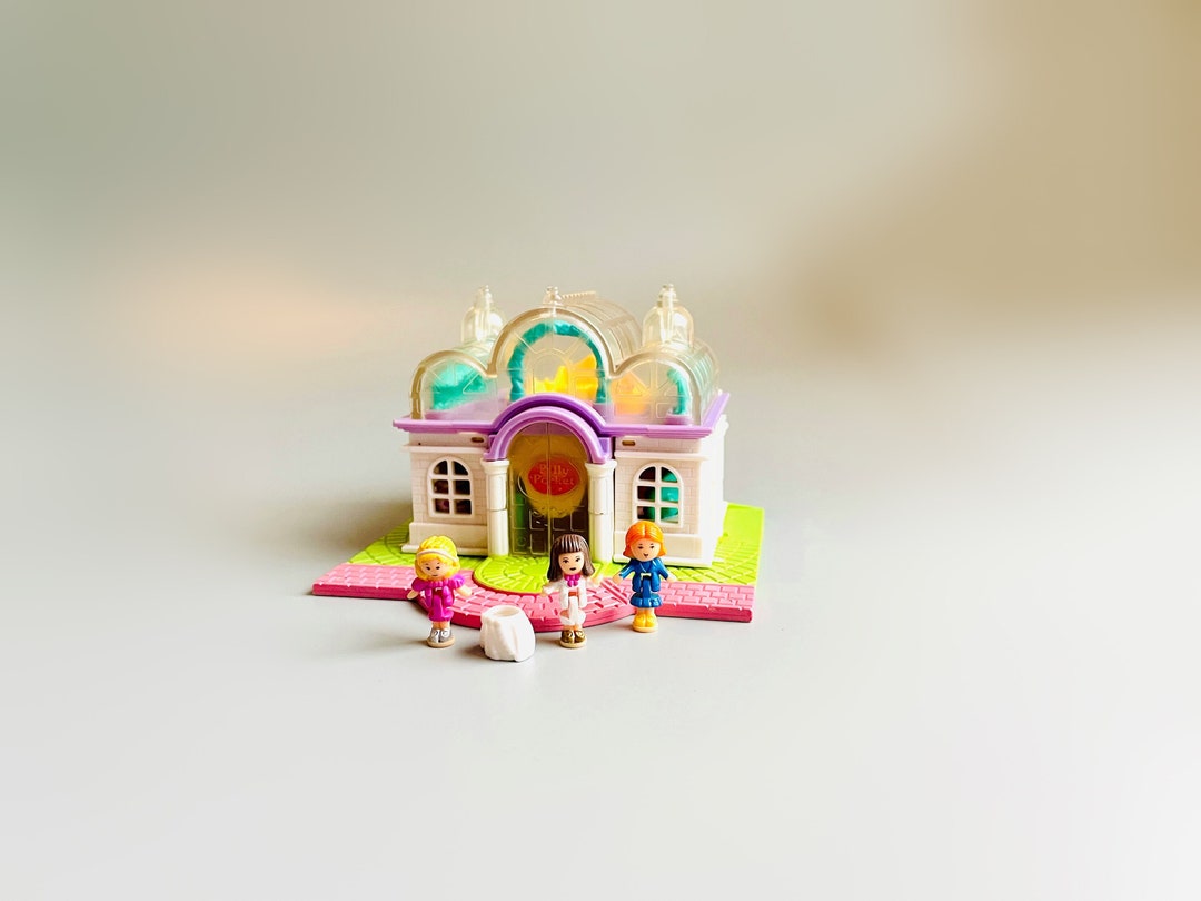 Salón de bodas iluminado de Polly Pocket, Polly Pocket vintage de