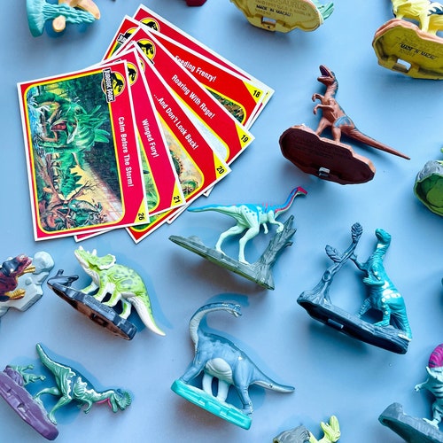 Jurassic Park Die-cast Metal Dinosaurs & Cards, CHOOSE YOUR OWN