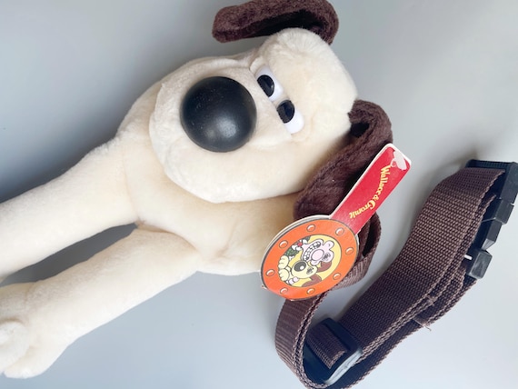 Wallace & Gromit Plush Bum Bag TAGGED, Gromit Dog Plush Fanny Back