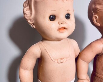 Vintage Sun Rubber Co Tod-l-dee & Tod-l-tim Dolls: 1950s Kitsch