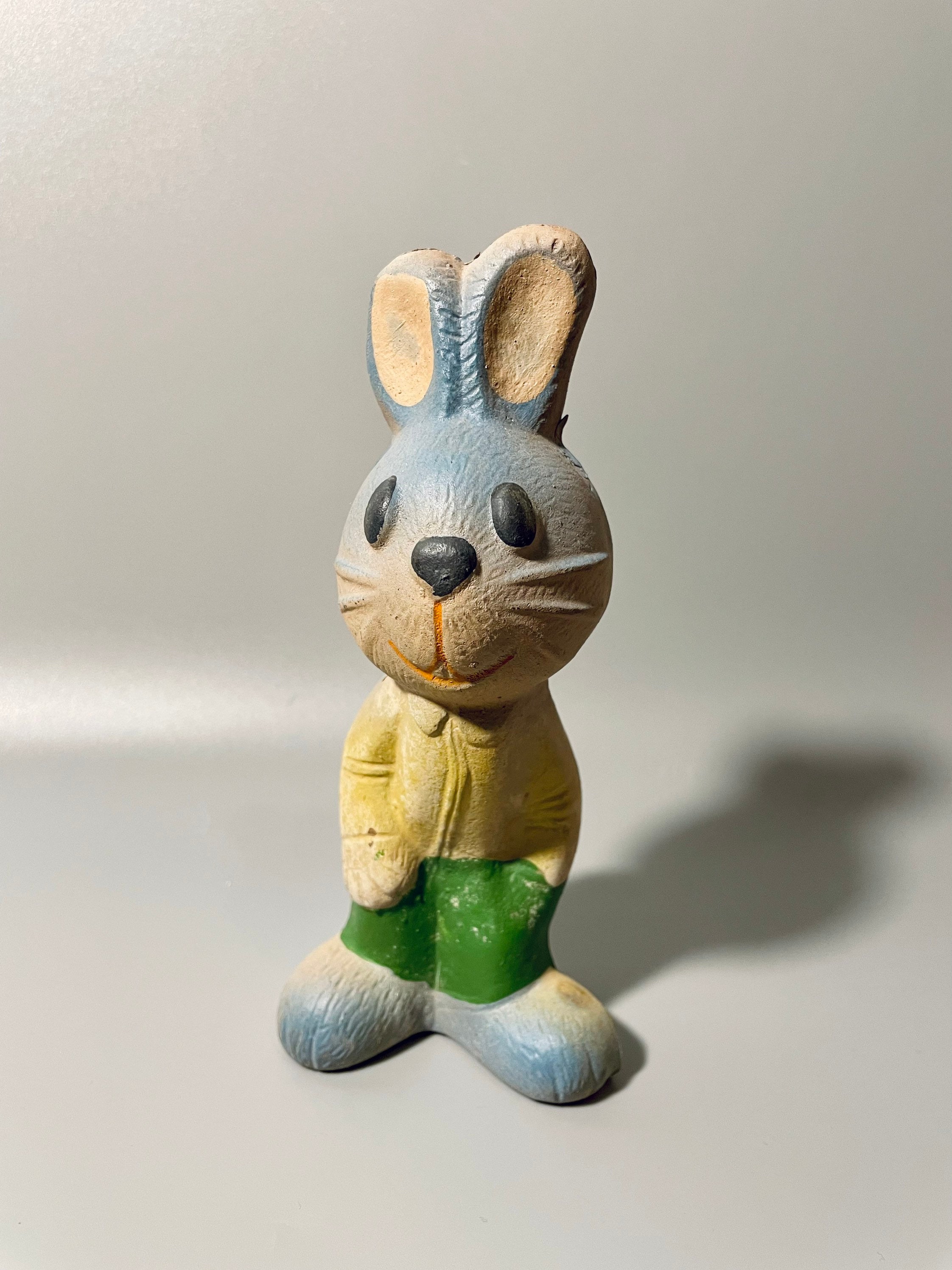 RARE Vintage GUND Plush Rubber Face Doll Rabbit Bunny Girl