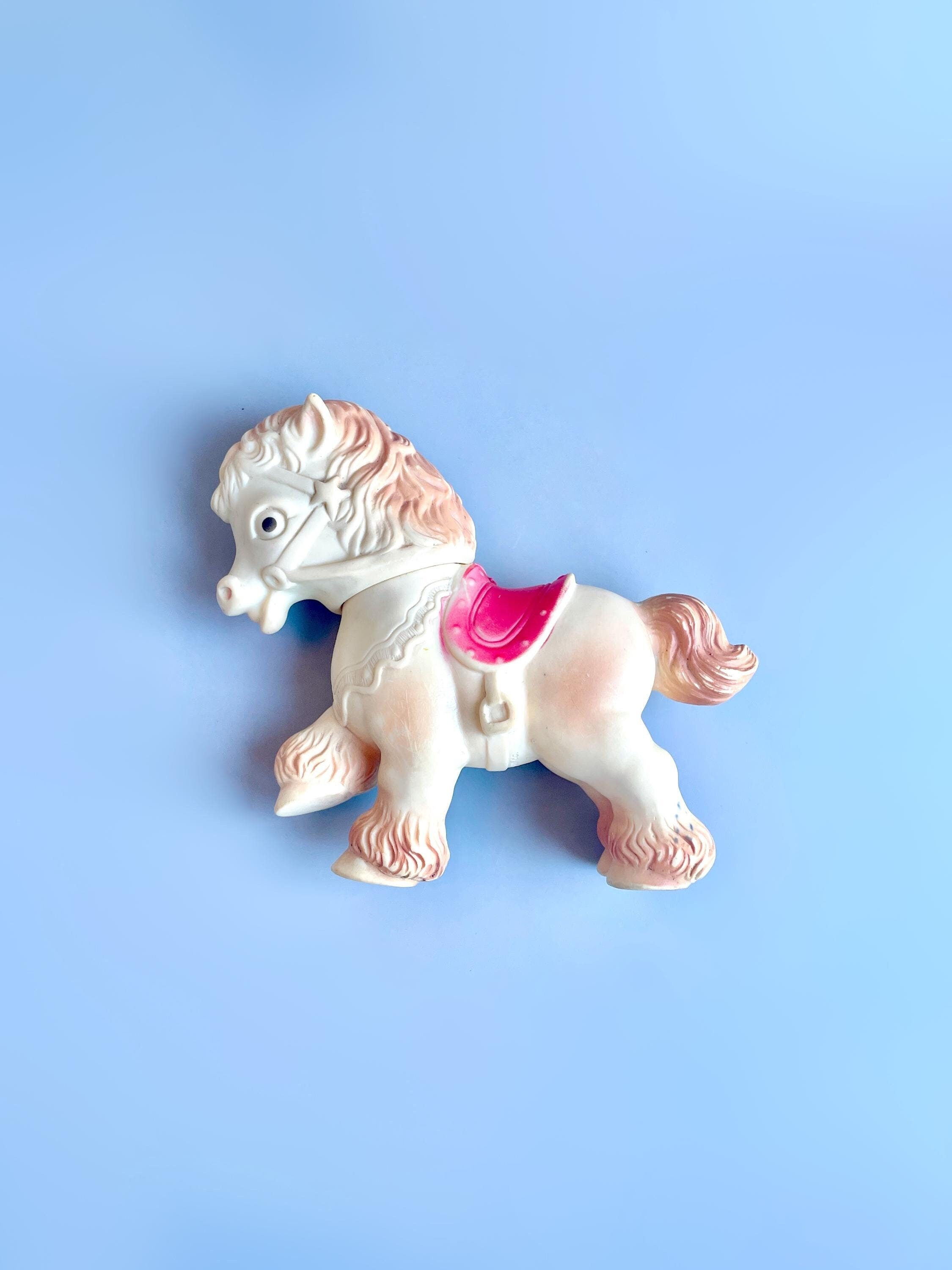 Sun Rubber Co ポニー スクイーク おもちゃ、キッチュな馬の 