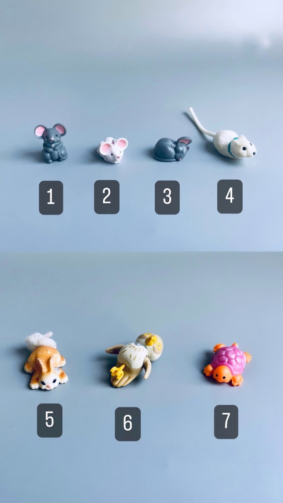 90年代のリトルペットショップのフィギュア、自分で選ぼう