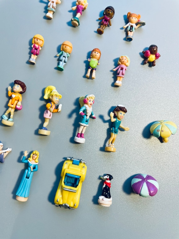 Polly Pocket Figurines, 90s Polly Pocket Dolls, 2000s Polly Pocket, Disney  Cinderella Figures Miniatures, Blue Bird Toys, Dog/ Car 