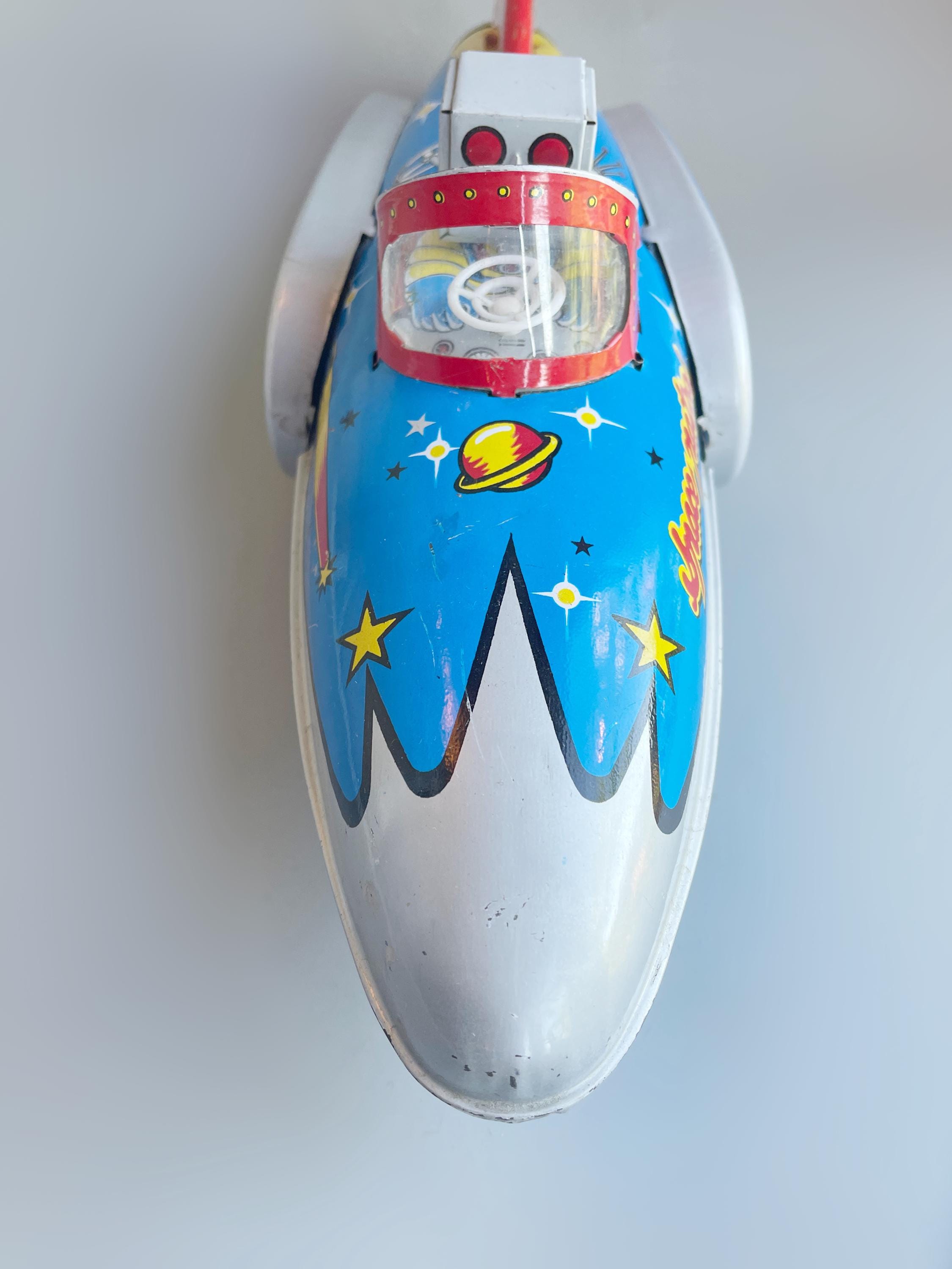 Space Patrol Tin Plate Rocket Robot Driver MF742 Metalmania Tin