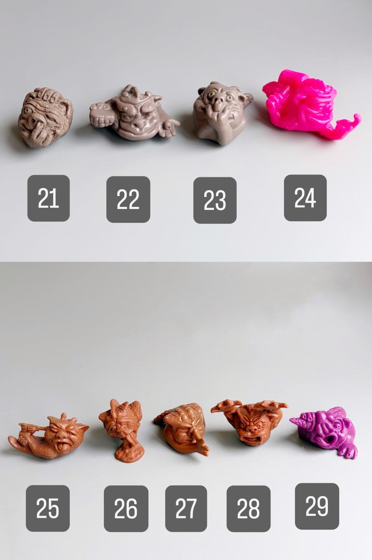 Mini Boglins, CHOOSE YOUR OWN, Vintage 90’s Small Boglins, Mini Freaks ...