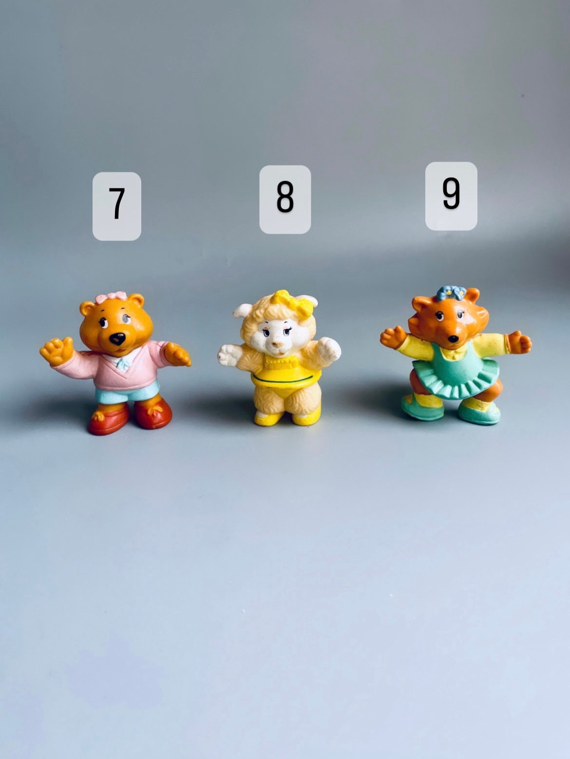 The Get Along Gang Figurines, CHOOSE YOUR OWN, Small 80's Figures
