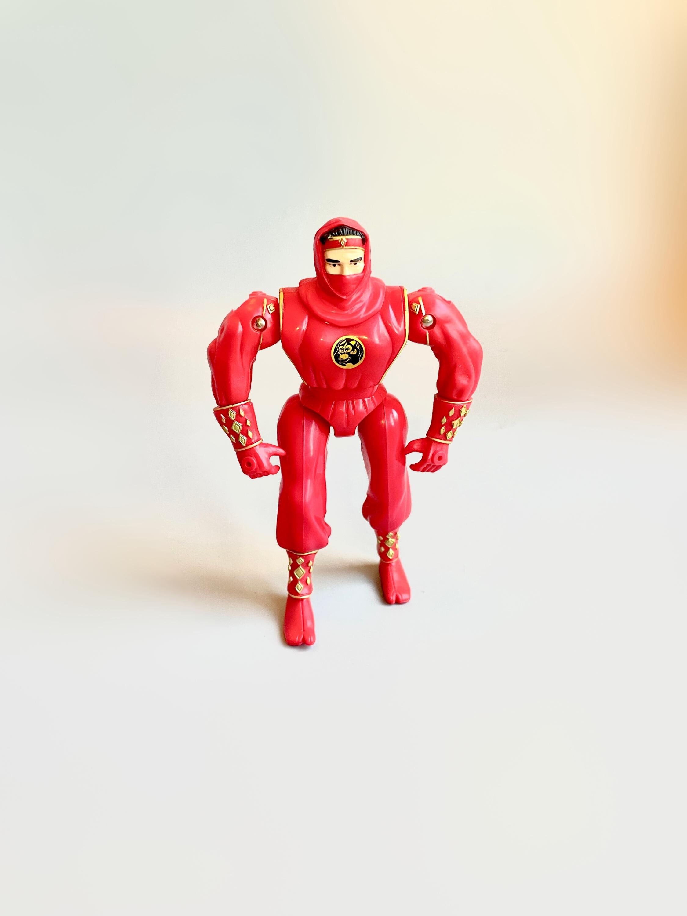 Mighty Morphin Power Ranger Red Ninja Action Figure, Vintage 1995
