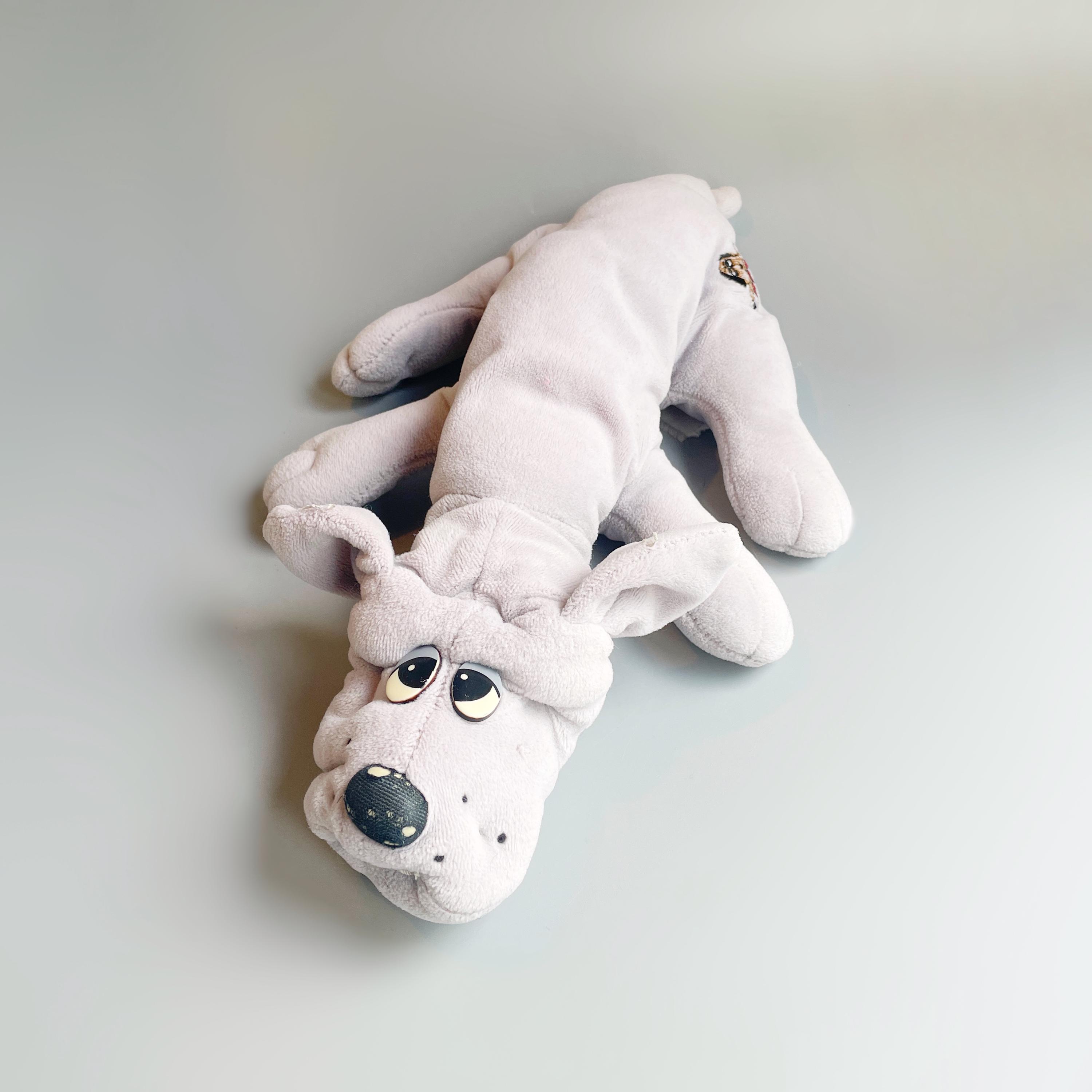ヴィンテージ　犬　ぬいぐるみ　ブラッドハウンド　？希少 パウンドパピーズ ヤッピー ホーンビー グレー パピー、90年代