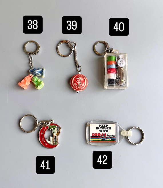 90年代のキーホルダー、自分で選ぶ、ノスタルジックなキーホルダー、お