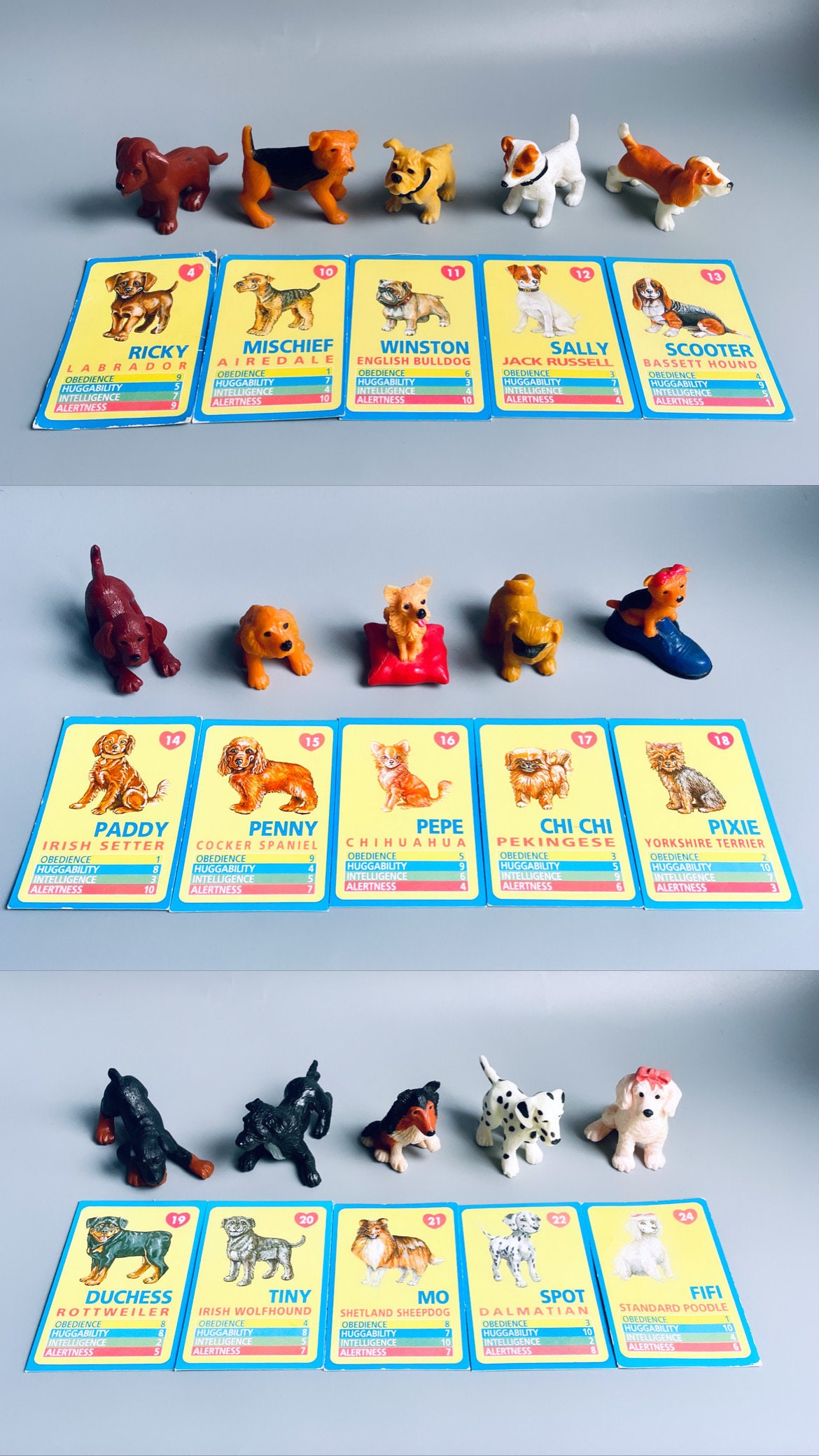 Puppy in My Pocket Toys With Id Cards CHOOSE YOUR OWN 90 s Meg Puppy in My Pocket Micro Toys Series 1 4 Etsy