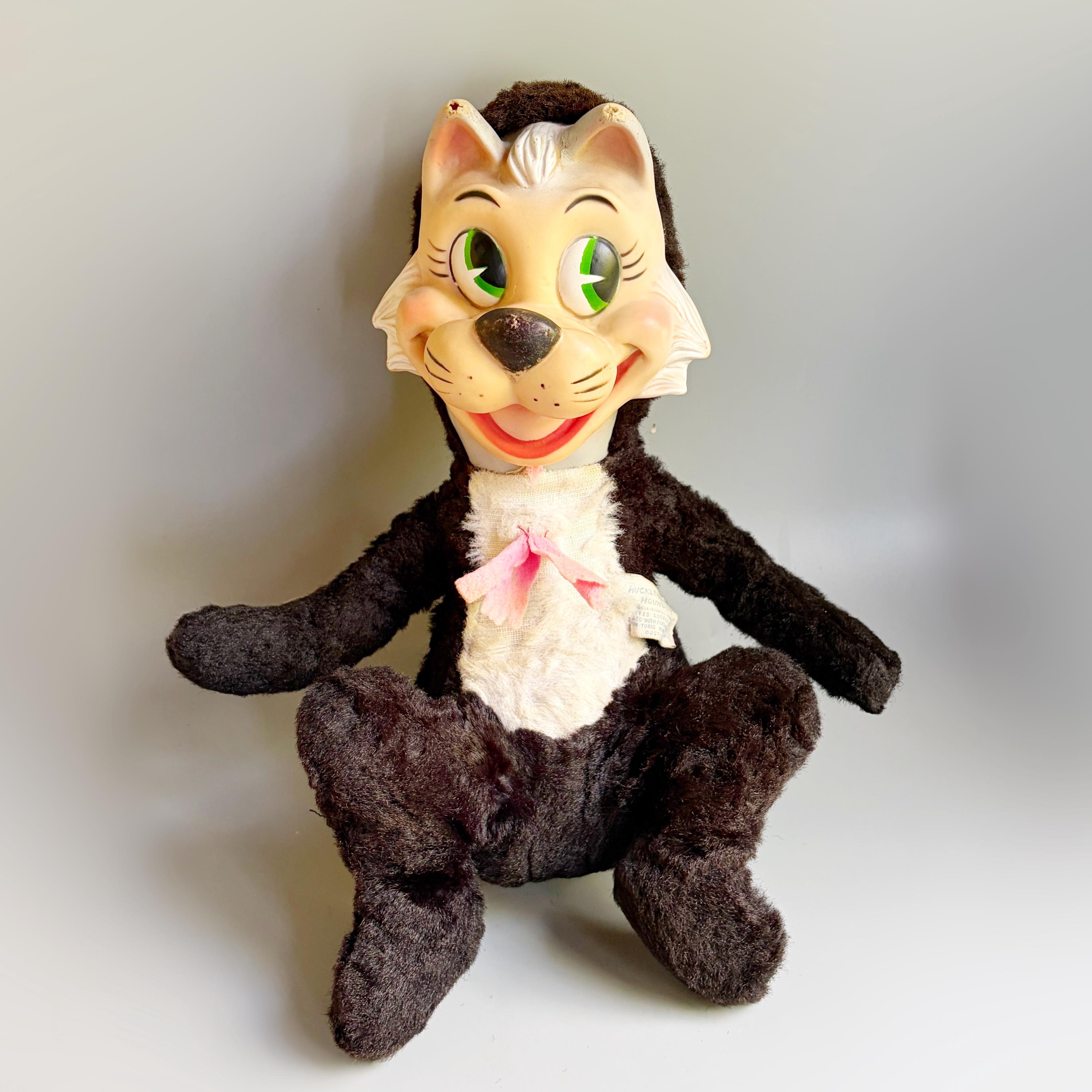 Vintage Knickerbocker Cat Plush - Etsy