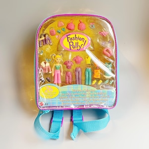 2000's Polly Pocket Fashion Polly! Wardrobe Collection Bag, Mattel