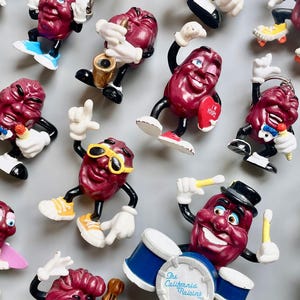 California Raisins Mini Figures, Choose Your Own Vintage 80's 90'S ...