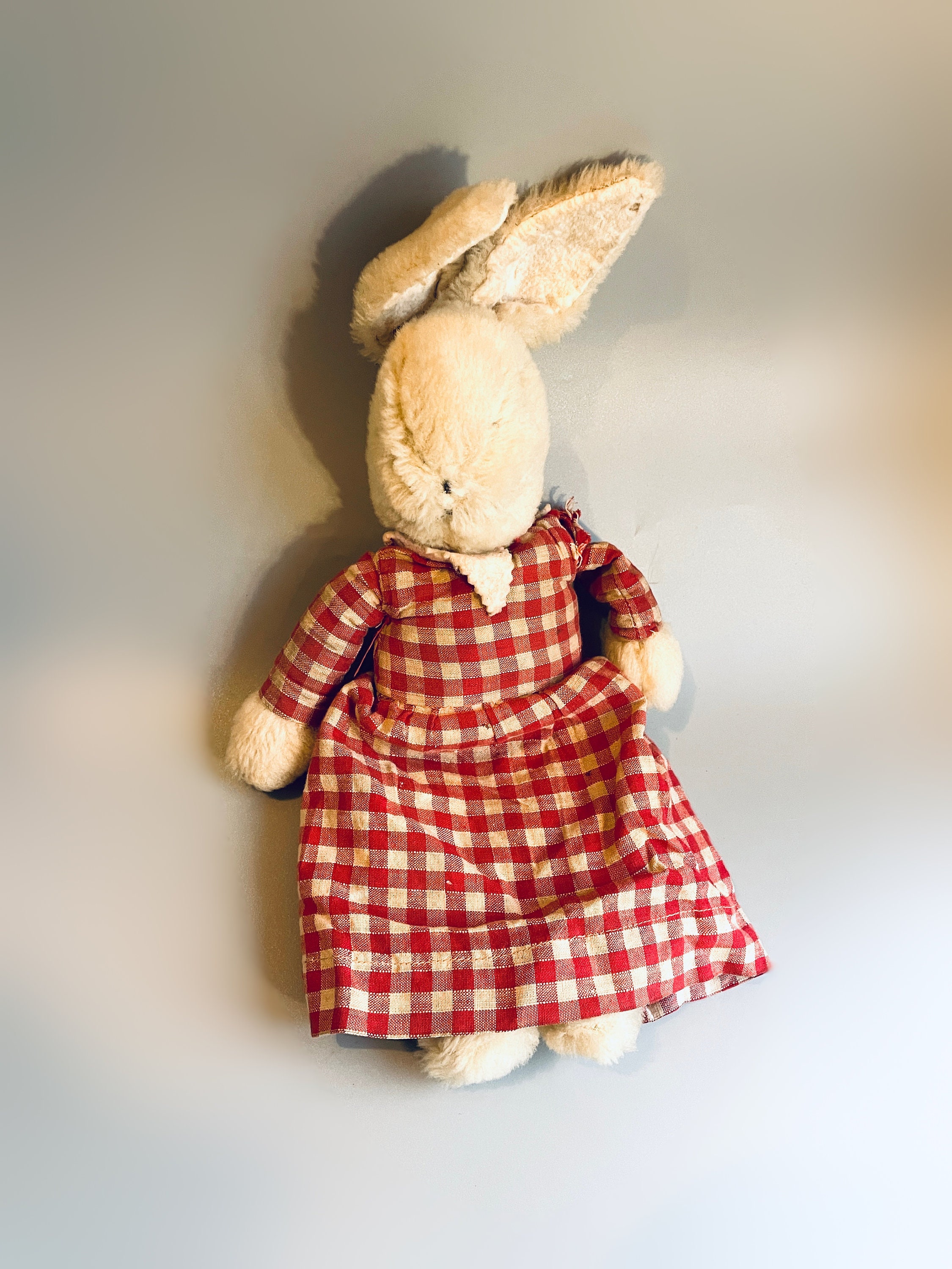 ANCIEN PETIT OURS En Peluche Couleur Jaune Orange EUR 10,00 - FR