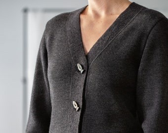 トップス 50s LORD JAMES vintage black cardigan 50s LORD JAMES vintage black cardigan